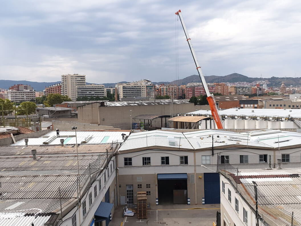 Vallverd, Retirada d'amiant SM Savall
